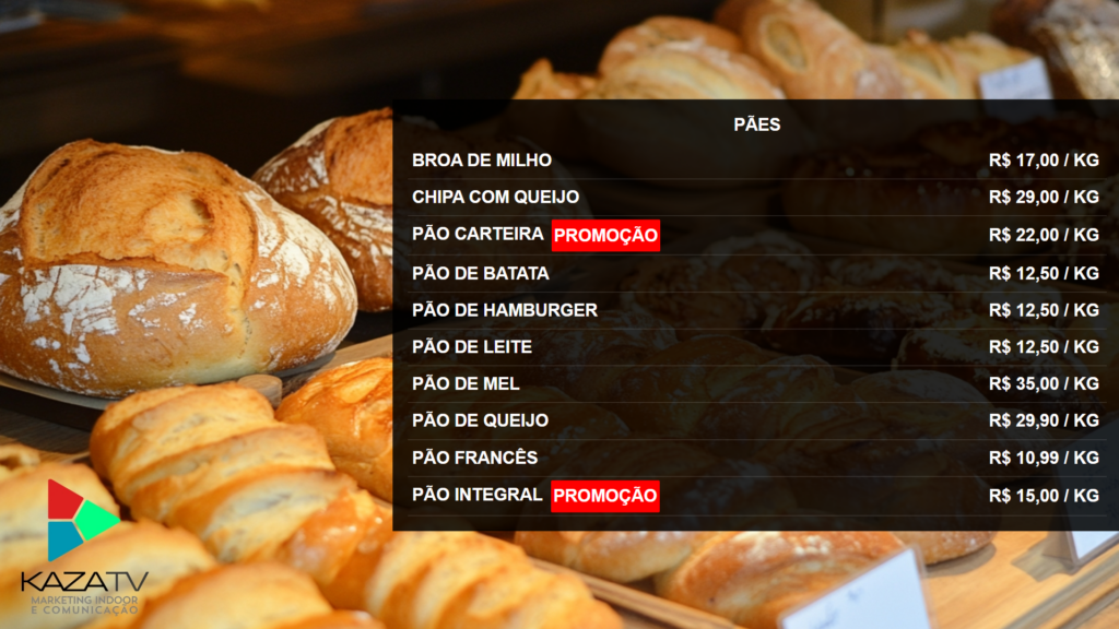 padariaTabela